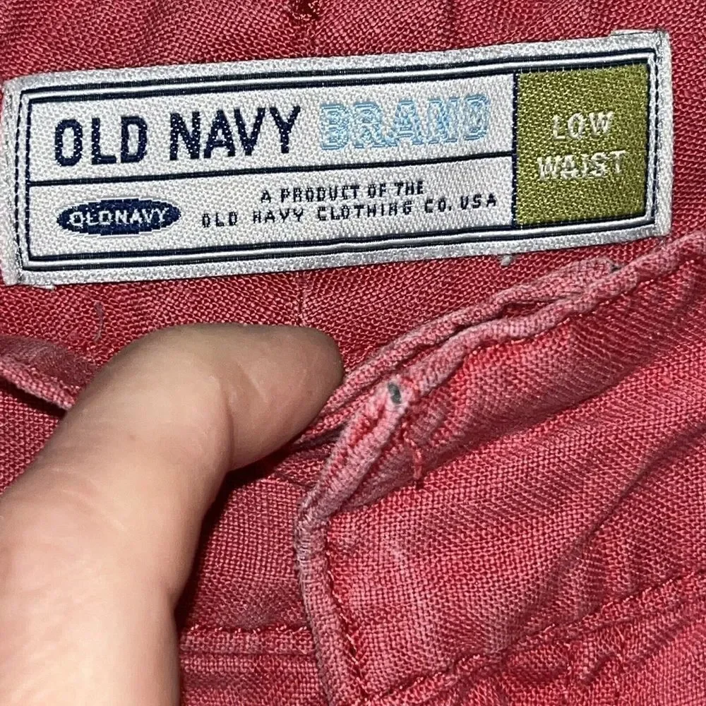 Linen‎ Cropped Pants Lot Of 2 Women’s Size 8 Banana Republic Old Navy